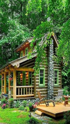 20+ Best Small Log Cabin Ideas With Awesome Decoration